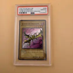 2002 Yu-Gi-Oh! Curse of Dragon LOB-066 PSA 10 Legend of Blue Eyes - Image 1