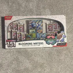 Pokemon 151 Blooming Waters Premium Collection Box Venusaur Blastoise TCG - Image 1
