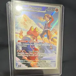 Pokemon Ethan's Magcargo Full Art Foil 222/217 130 HP Stage 1 English - Image 3