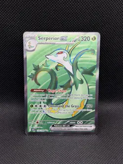 Serperior ex 156/086 FULL ART ULTRA RARE HOLO Black Bolt Pokemon English Foil - Image 1