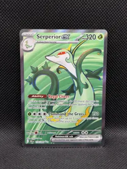 Serperior ex 156/086 FULL ART ULTRA RARE HOLO Black Bolt Pokemon English Foil - Image 3