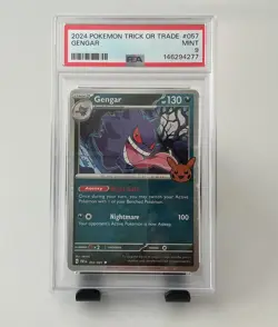 2024 POKEMON TRICK OR TRADE GENGAR #057 PSA 9 - Image 1