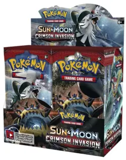 Pokemon (1) Sun And Moon: Crimson Invasion Sealed Booster Box - Image 1