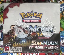Pokemon (1) Sun And Moon: Crimson Invasion Sealed Booster Box - Image 2