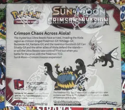 Pokemon (1) Sun And Moon: Crimson Invasion Sealed Booster Box - Image 3