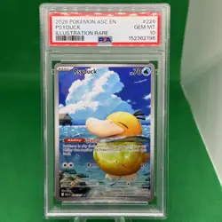 2026 POKEMON ASC EN-ASCENDED HEROES ILLUSTRATION RARE #226 PSYDUCK PSA 10 - Image 1