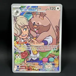 Pokemon Arven’s Greedent 205/182 NM Illustration Rare Destined Rivals - Image 1