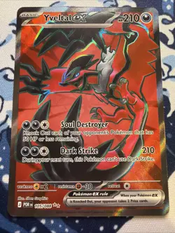 Pokemon TCG YVELTAL EX 105/088 Perfect Order Ultra Rare Full Art - Image 1