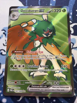 Decidueye Ex 100/088 Perfect Order Ultra Rare NM Pokemon English - Image 1