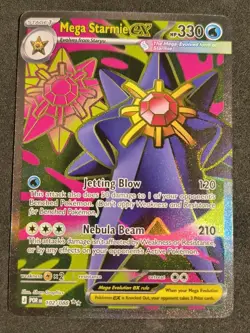 2026 Pokemon TCG Perfect Order Mega Starmie EX 102/088 Ultra Rare NM-Mint - Image 1