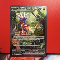 Pokemon Koraidon ex Special Illustration Rare Full Art Holo 247/198 SV01 Basic - Image 1