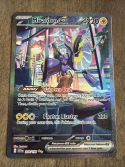 Pokemon TCG Miraidon ex 244/198 SV01: Scarlet & Violet Special Illustration Rare - Image 1