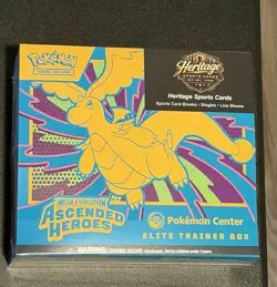Pokemon Ascended Heroes ETB Pokemon Center Exclusive - Sealed NEW - Image 1