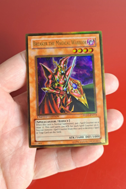 Yu-Gi-Oh! Breaker the Magical Warrior (GLD1-EN014) LIMITED GOLD EDITION, NM - Image 1