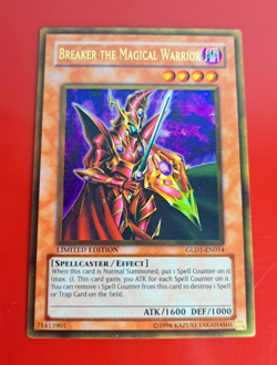 Yu-Gi-Oh! Breaker the Magical Warrior (GLD1-EN014) LIMITED GOLD EDITION, NM - Image 2