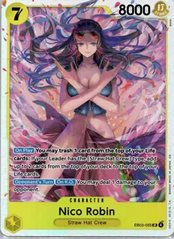 Nico Robin (055) SR Extra Booster: One Piece Heroines Edition EB03-055 - Image 1