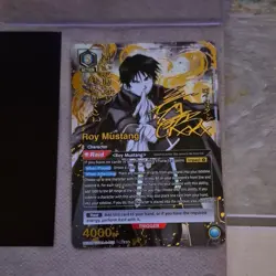 Bandai Union Arena Roy Mustang Fullmetal Alchemist Foil Character 4000BP - Image 4