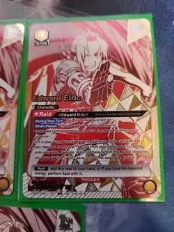 Union Arena Fullmetal Alchemist Rare Battle Edward Elric TOP4 FMA-1-012 English - Image 2
