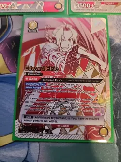 Union Arena Fullmetal Alchemist Rare Battle Edward Elric TOP4 FMA-1-012 English - Image 3