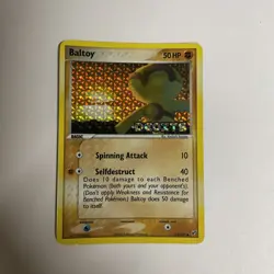 Baltoy (Reverse Holo) Deoxys 53/107 Pokemon Card LP - Image 1