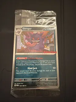 Pokemon TCG Gengar 050/088 Promo Sealed Stamped Gamestop Promo Card - Image 1