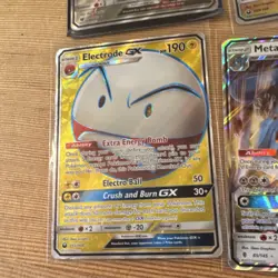 Pokemon TCG GX Holo Lot - 4 Cards Kartana, Rayquaza, Electrode, Metagross - Image 5