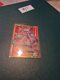 Pokemon Mewtwo EX TCG Full Art Holo Rare Card Breakthrough-Secret 164/162 - Image 2