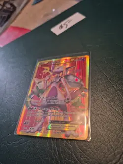 Pokemon Mewtwo EX TCG Full Art Holo Rare Card Breakthrough-Secret 164/162 - Image 4