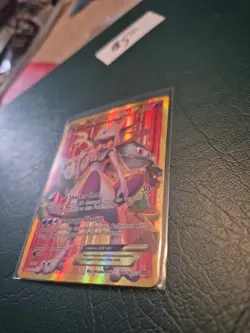 Pokemon Mewtwo EX TCG Full Art Holo Rare Card Breakthrough-Secret 164/162 - Image 5