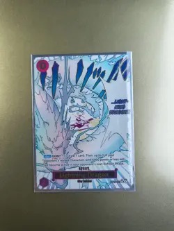 Lightning Dragon R OP15-077 Parallel Manga Kami's Island One Piece Card ENGLISH - Image 1