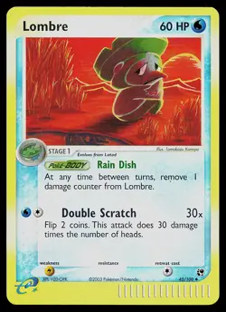 Pokemon Card - Lombre Sandstorm 45/100 Uncommon Reverse Holo - Image 1