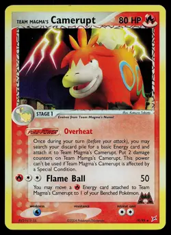 Pokemon Card - Team Magma's Camerupt Team Magma vs Aqua 19/95 Rare Reverse Holo - Image 1