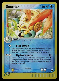 Pokemon Card - Omastar Sandstorm 19/100 Rare Reverse Holo - Image 1