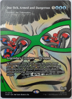Doc Ock, Armed and Dangerous - (MAR) - MYTHIC RARE MTG TCG Card # 0010 - Image 1