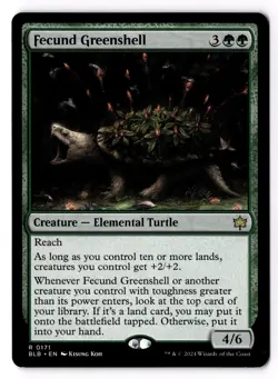 Fecund Greenshell 171 Bloomburrow Normal NM - Image 1