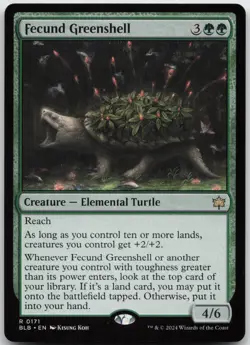 Fecund Greenshell (171) Bloomburrow NM - MTG - Image 1