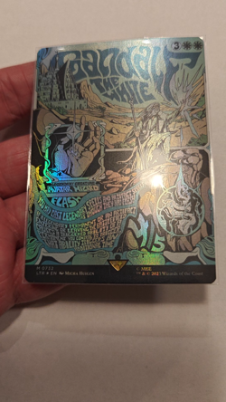 MTG GANDALF THE WHITE BORDERLESS POSTER FOIL NM - The Lord of the Rings - Image 2