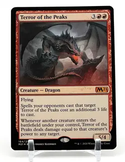 MTG Terror of the Peaks - Core Set 2021 (M21) Foil - Image 1
