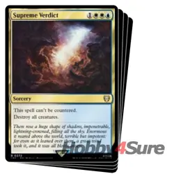 Supreme Verdict X4 MTG The Lord Of The Rings: Tales Of Middle-earth Commander - Image 1