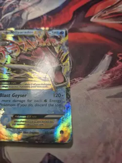 Pokemon M Gyarados EX Ultra Rare Breakpoint Holo HP/DMG 27/122 - Image 4