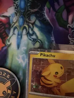 Pikachu 51/162 Stamped 2026 Pokemon Day 30th Anniversary Promo w/ Coin - Image 2