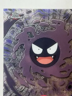 2000 Pokemon TV Topps Chrome Gastly #92 Gengar Evolution - Image 2