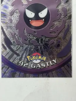 2000 Pokemon TV Topps Chrome Gastly #92 Gengar Evolution - Image 3