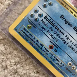Pokemon Gyarados Base Set Unlimited Holo Rare 6/102 Water Type 1999 English - Image 5