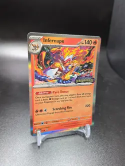 Infernape ⭐ 116 Holo Stamped Promo Scarlet & Violet 2023 Pokemon NM - Image 2