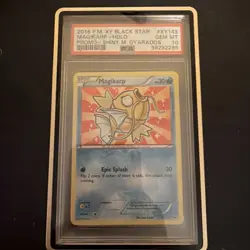 2016 POKEMON XY BLACK STAR PROMO SHINY MAGIKARP-HOLO PSA 10 (SWIRL🌀💫) - Image 1