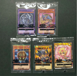 PREORDER Yu-GI-OH Yugioh Complete Set of 5 Seven Eleven Hi-Chew Promo Sealed - Image 1