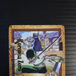 ONE PIECE Carddass Hyper Battle【U.S./DDP】 C72 Roronoa Zoro Pirate Hunter Alias - Image 2