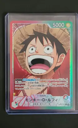 Monkey D. Luffy Alt Art OP13-001 L Carrying on His Will Japanese One Piece - Image 1
