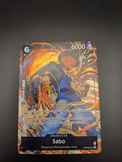 SABO - One Piece PRB02-014 - AA Alt Art Super Rare SR - Premium Booster Vol. 2 - Image 1